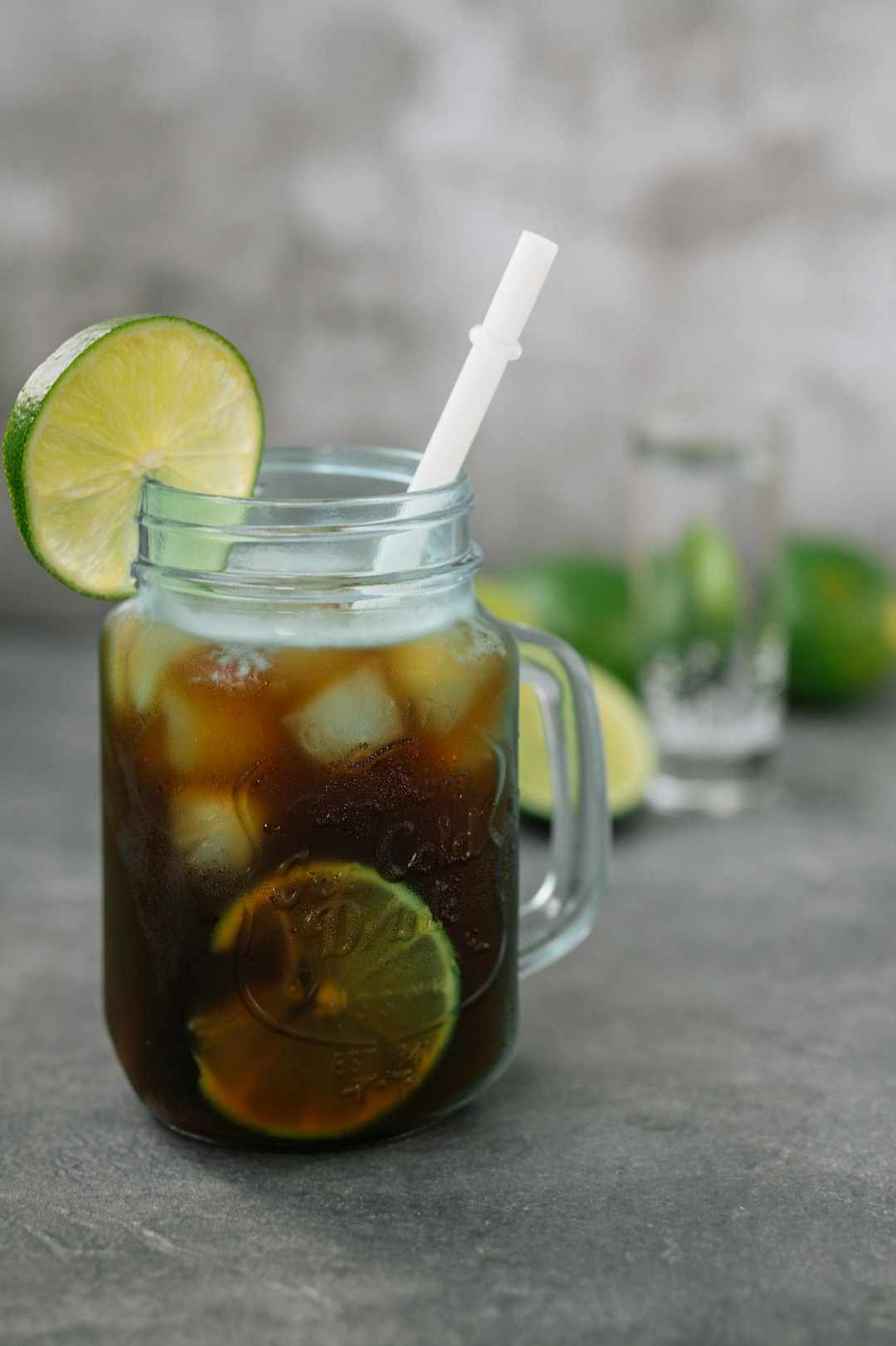 clear glass mug with lemon juice