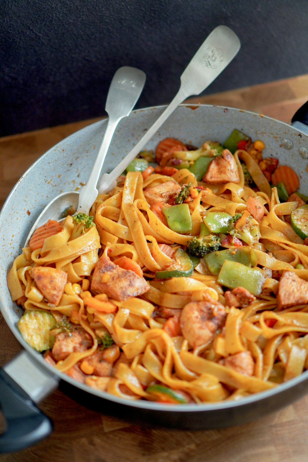 pasta dish on white ceramic plate