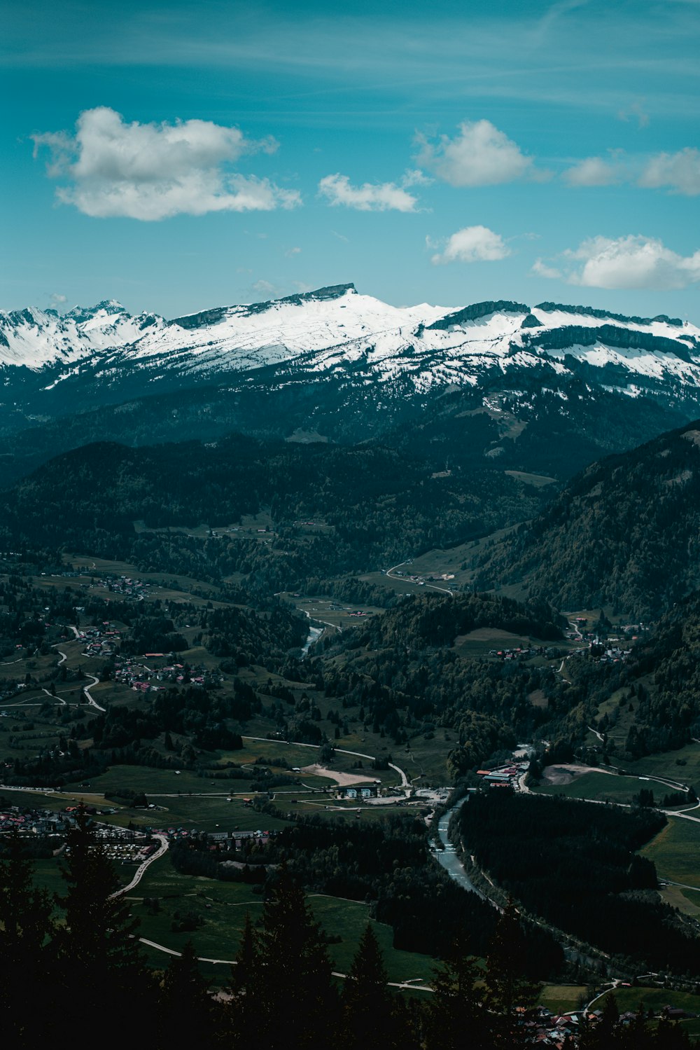 snow covered mountains during daytime