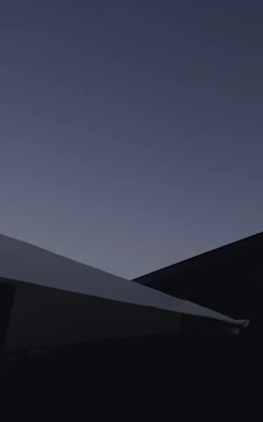 Minimalist architectural line drawing of the London skyline at night with subtle gold accents.