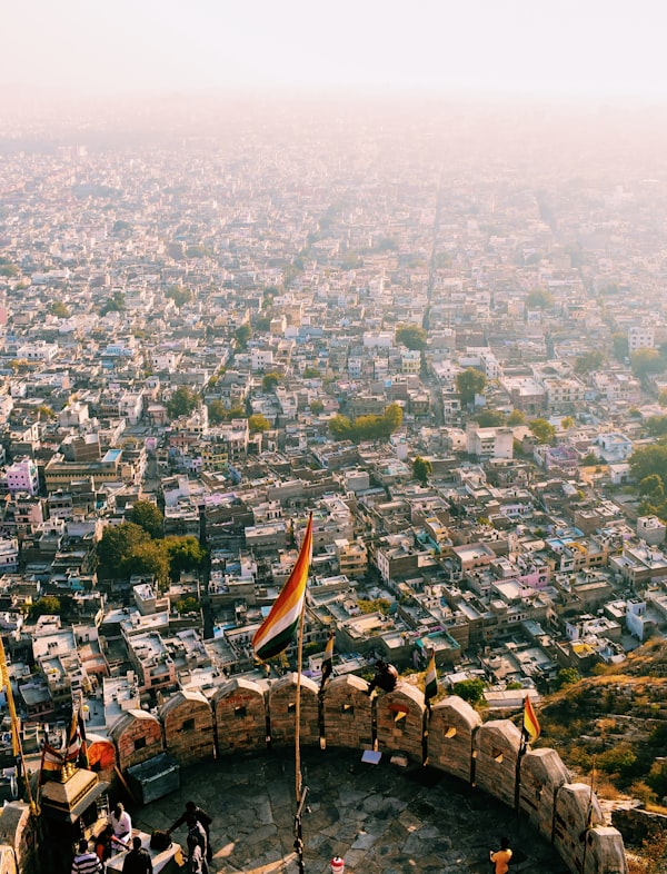 Jaipur aerial view - Complete Rajasthan Explorer