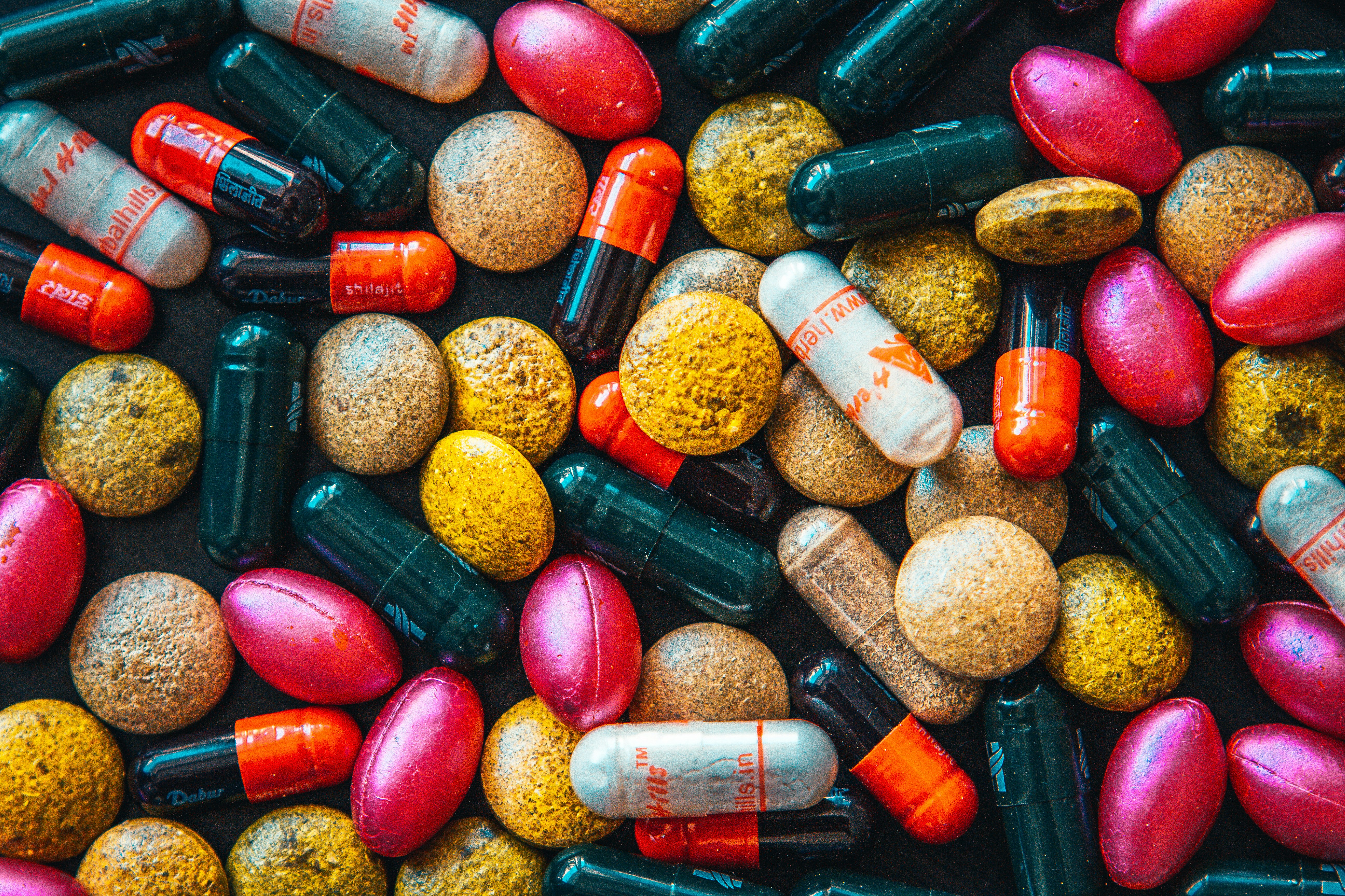 Capsules pill and drug sig