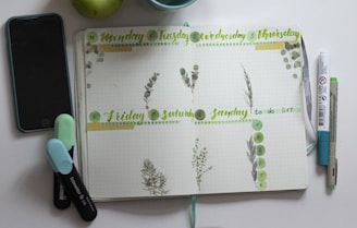 Gardening notebook