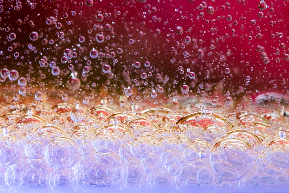 water droplets on glass panel