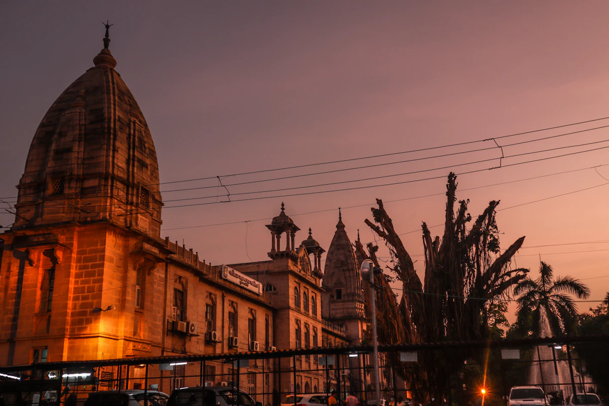 Historical architecture and heritage building in Vadodara, Gujarat