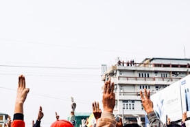 people in a street during daytime