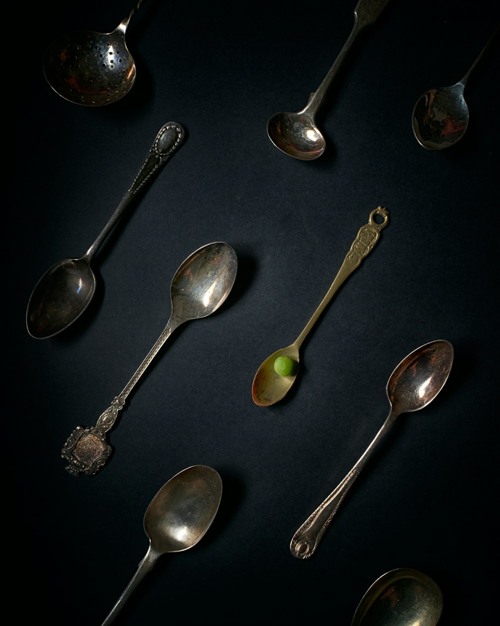 stainless steel spoons and spoons