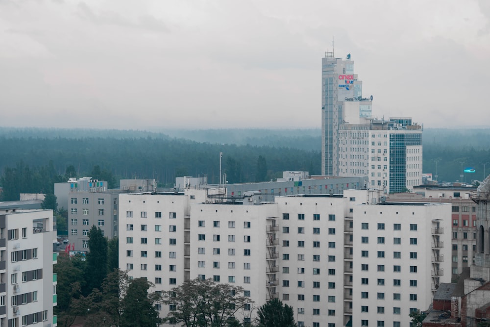 white concrete building near green trees during daytime