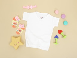 babys white onesie and pink and white bear print onesie