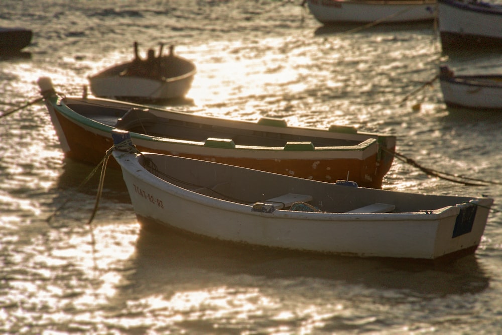 white and brown boat on sea shore during daytime