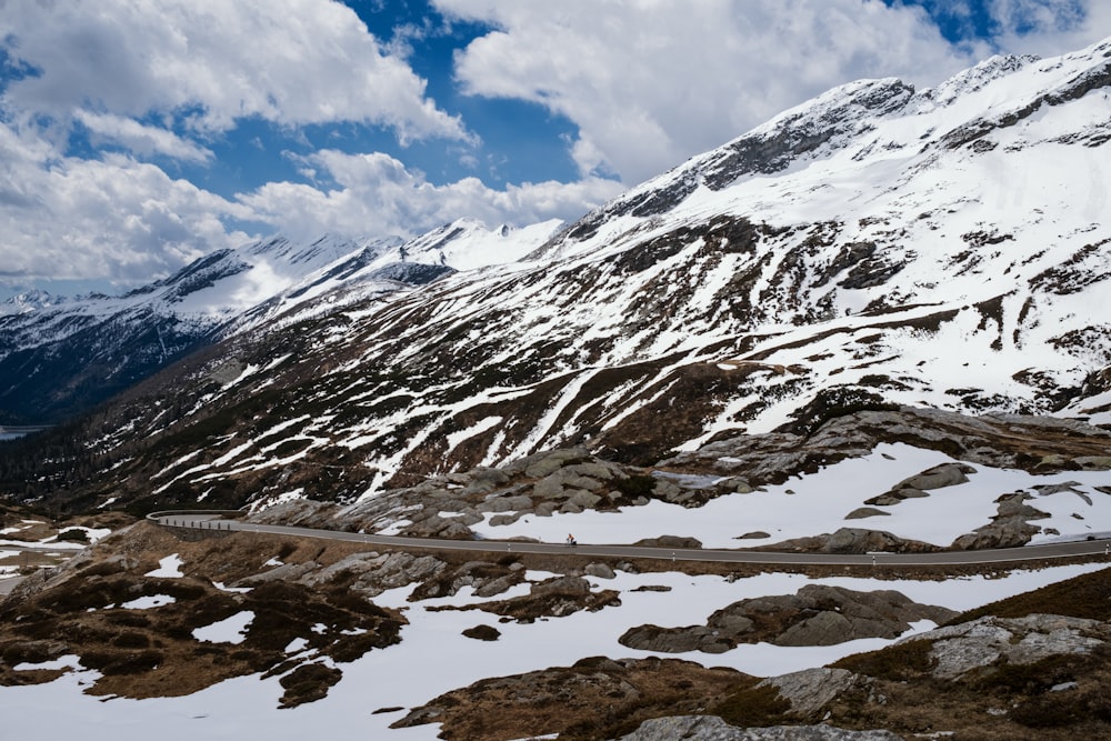 snow covered mountain under blue sky during daytime