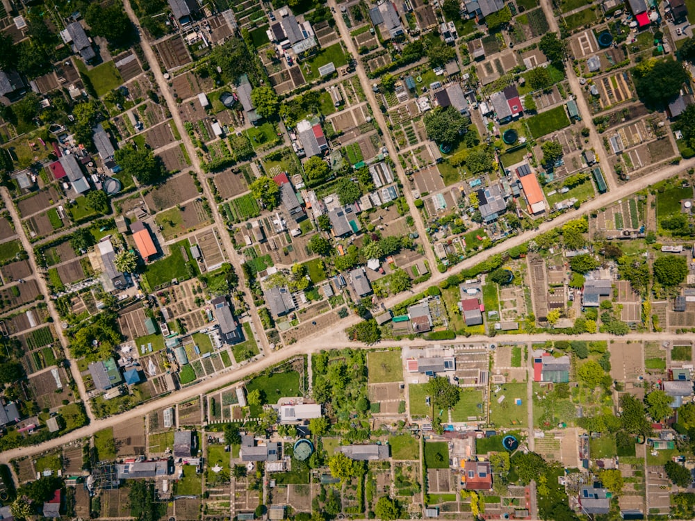 aerial view of city buildings during daytime