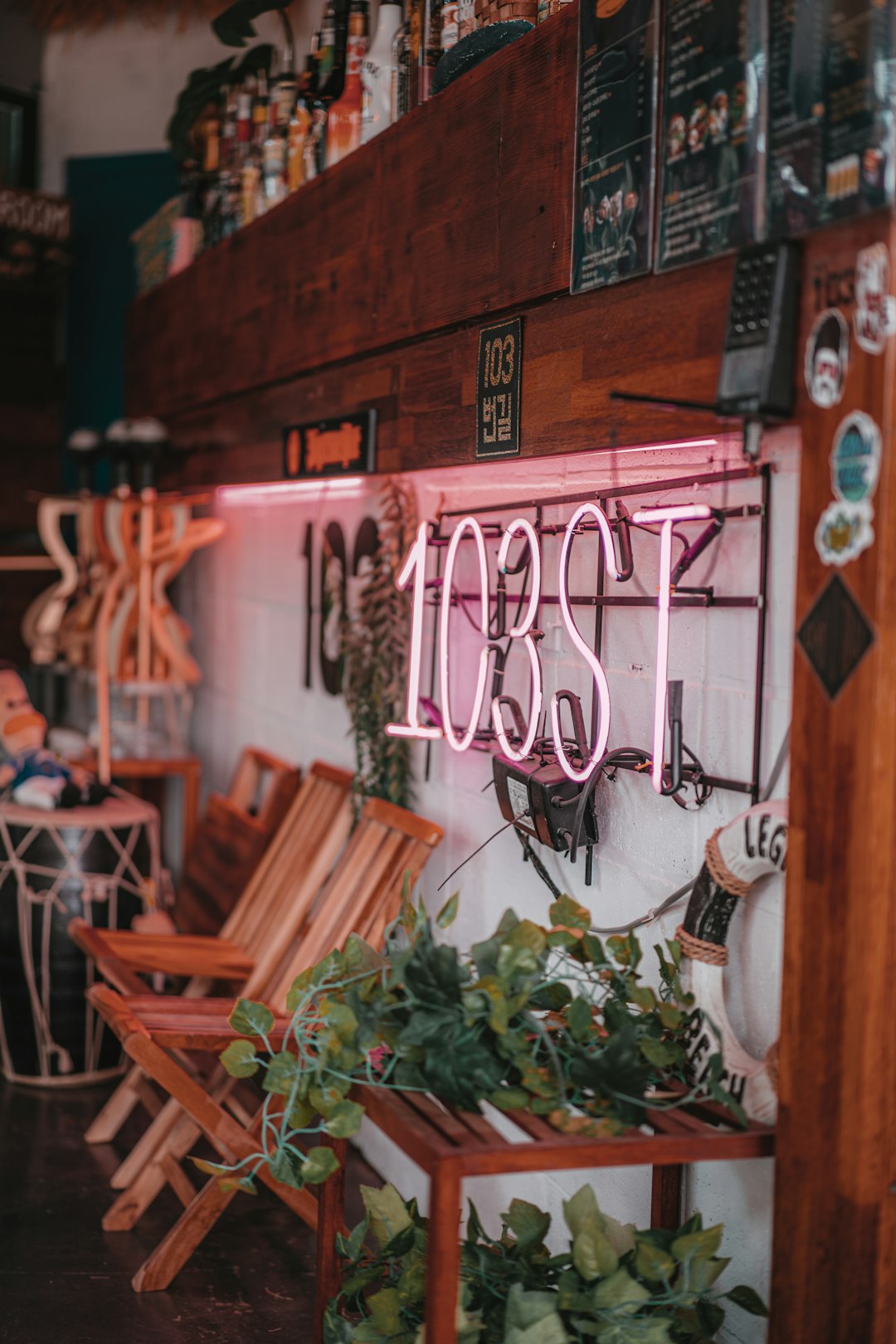 red and white love neon light signage