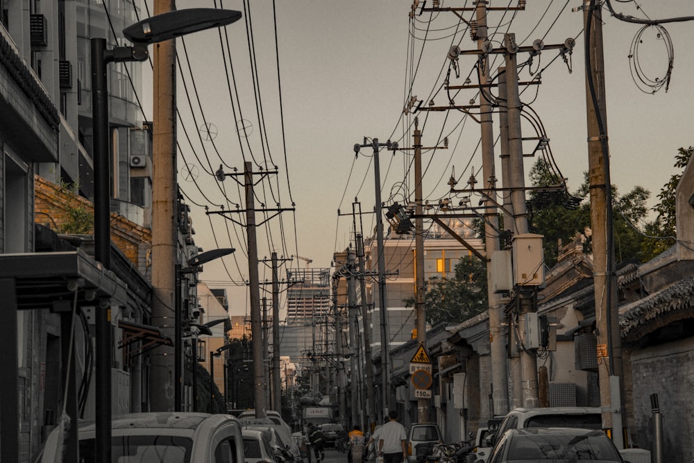 cars parked on side of the road during daytime