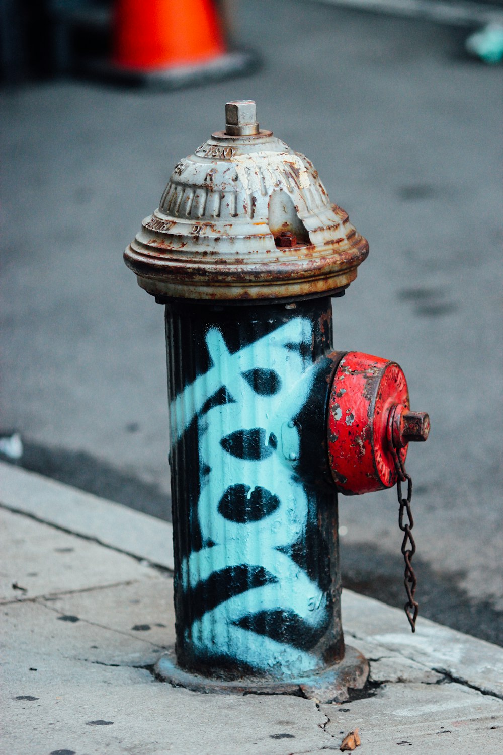 red and white fire hydrant