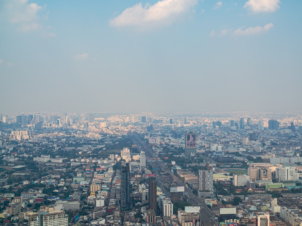 aerial view of city buildings during daytime