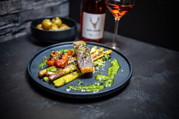 Zalmfilet met Geroosterde Asperges