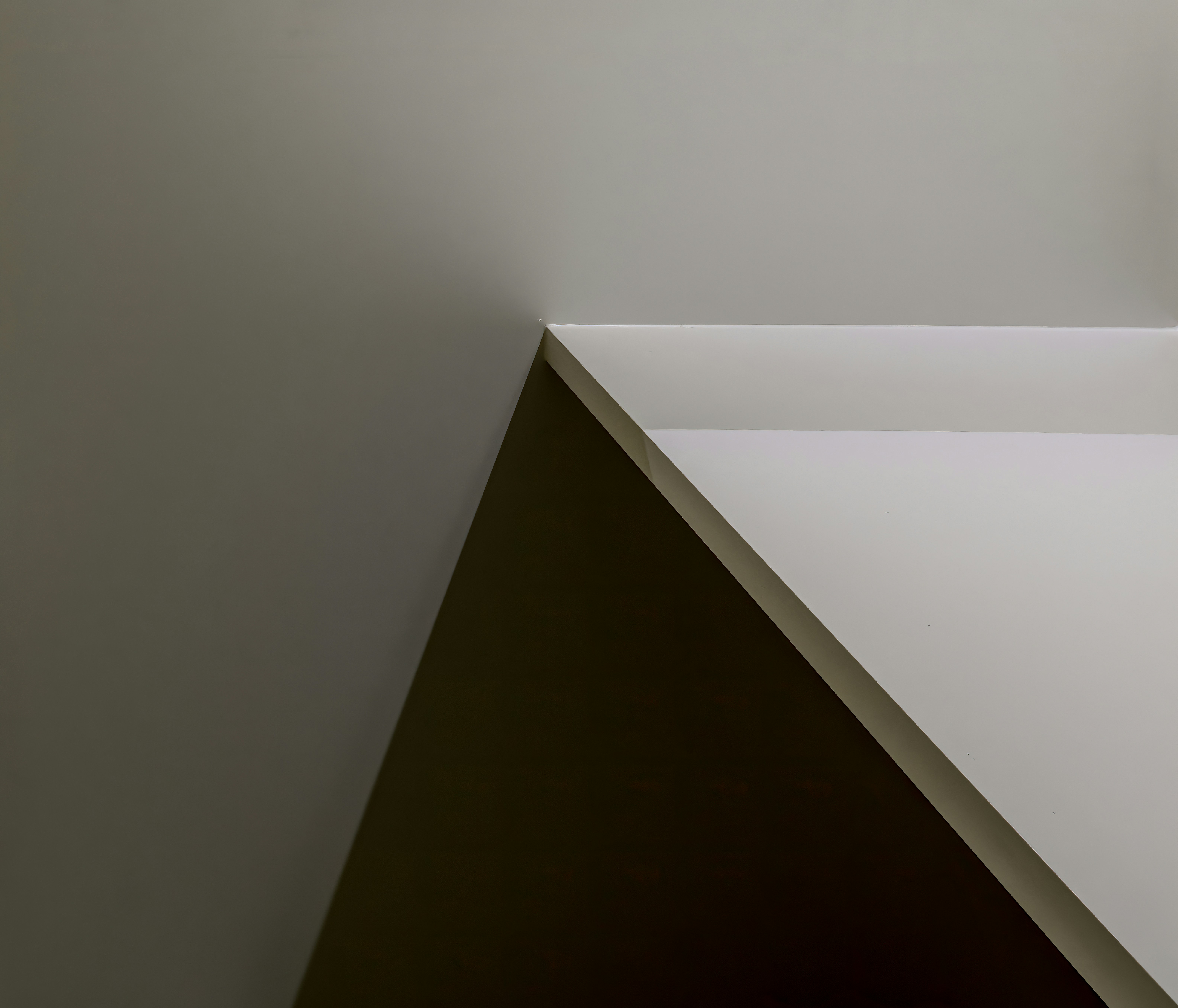 White wooden shelf