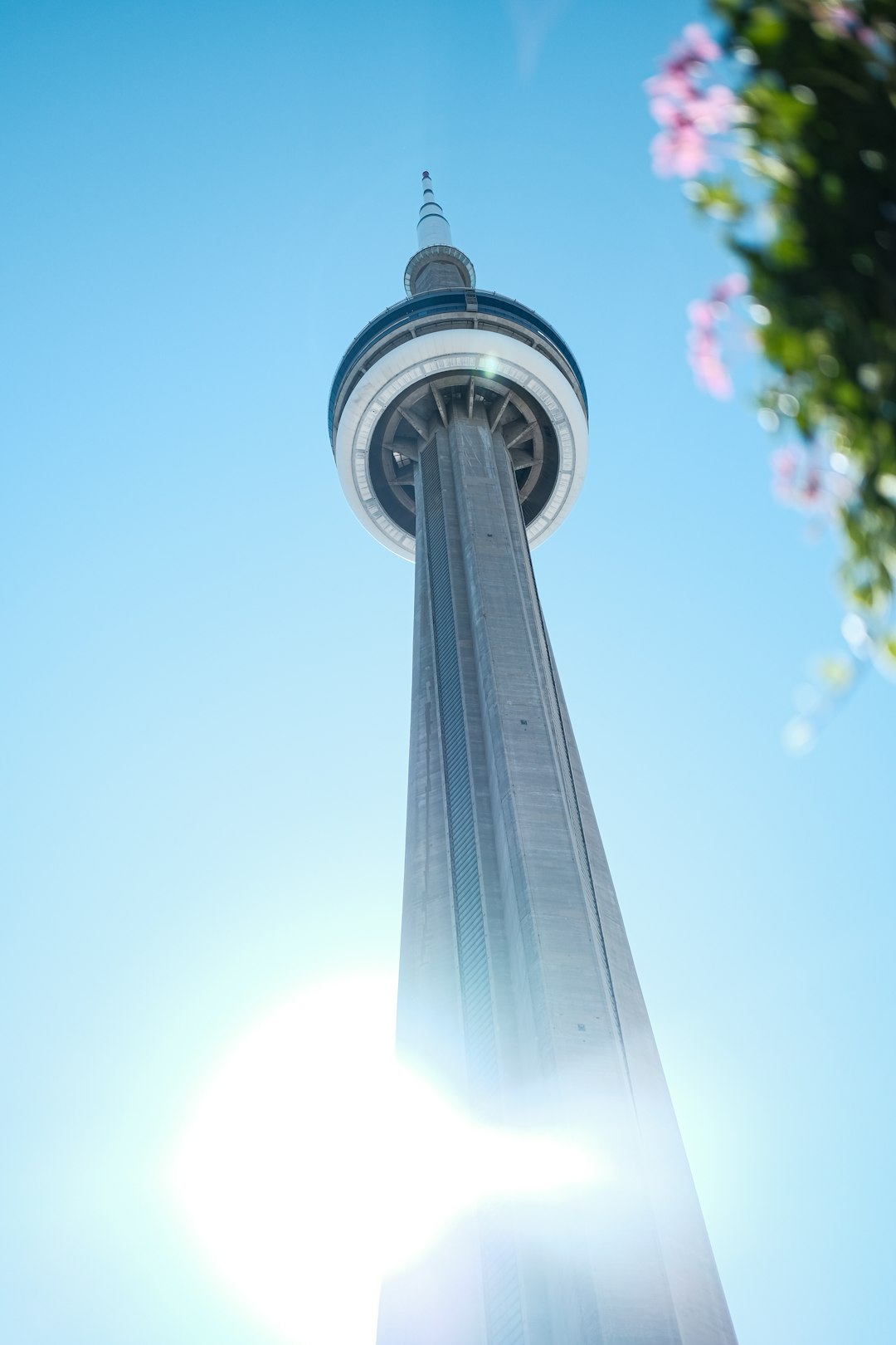 low angle photography of space needle