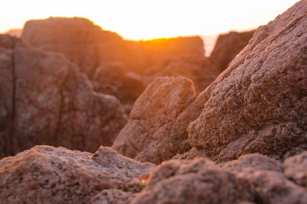 brown rock formation during daytime