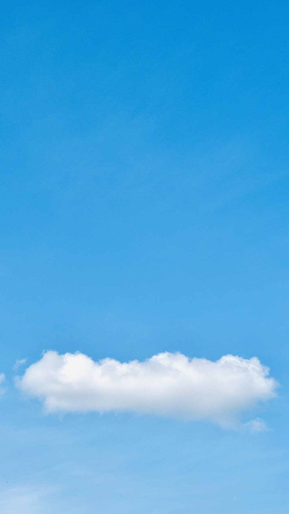 a plane flying in the sky with a cloud in the background
