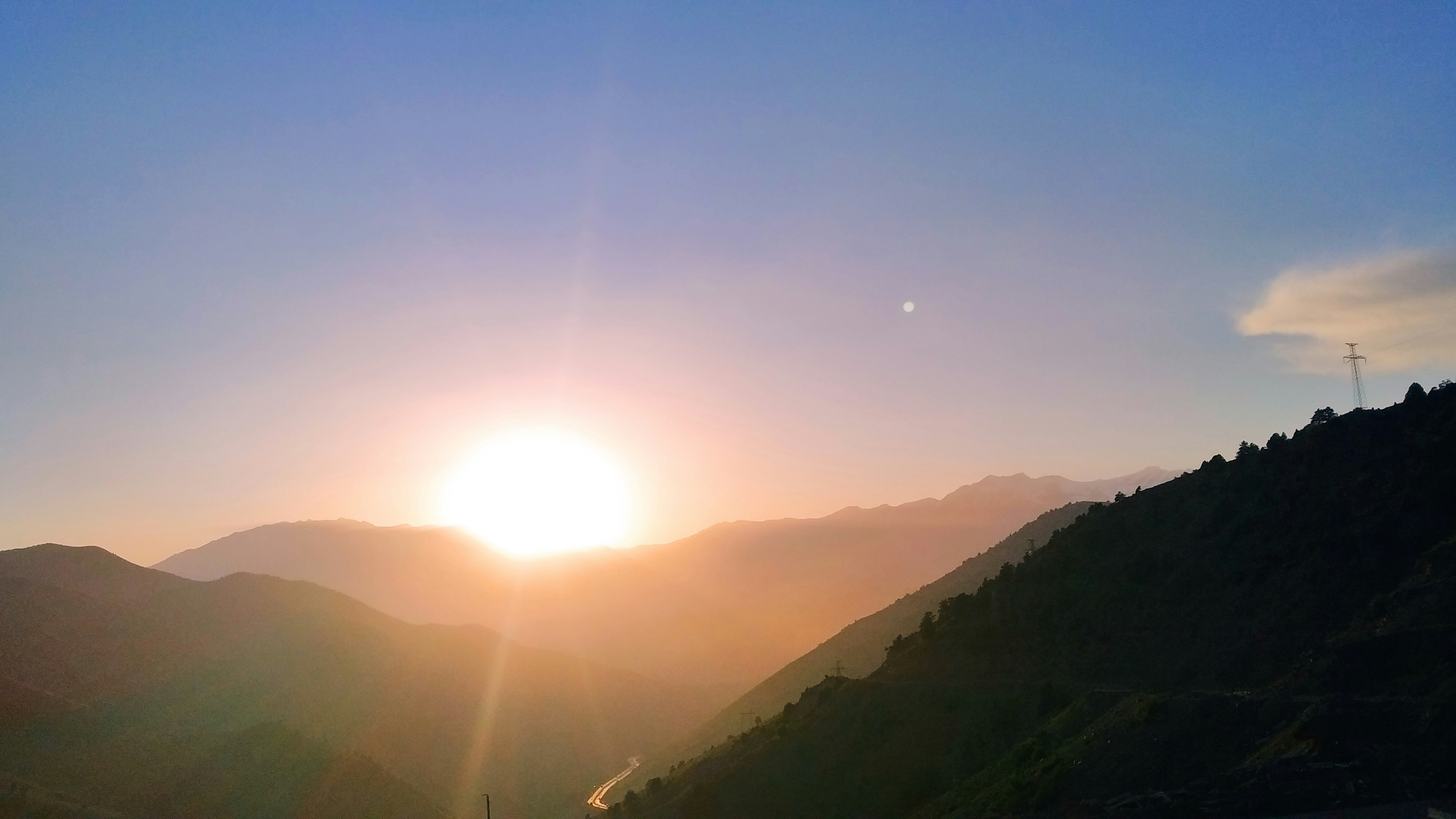 mountain sun landscape, wallpaper, Camping in High UV: Essential Gear & Protection 6