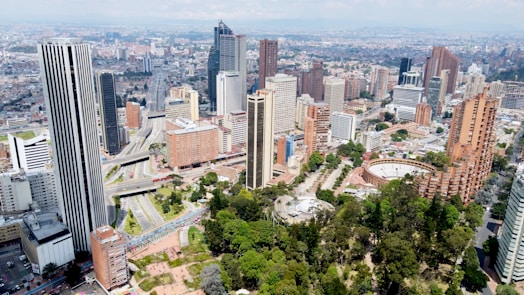 aerial view of city buildings during daytime