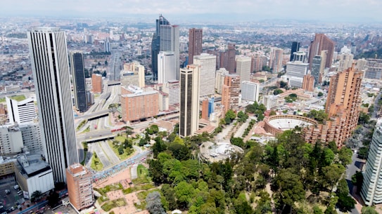 aerial view of city buildings during daytime