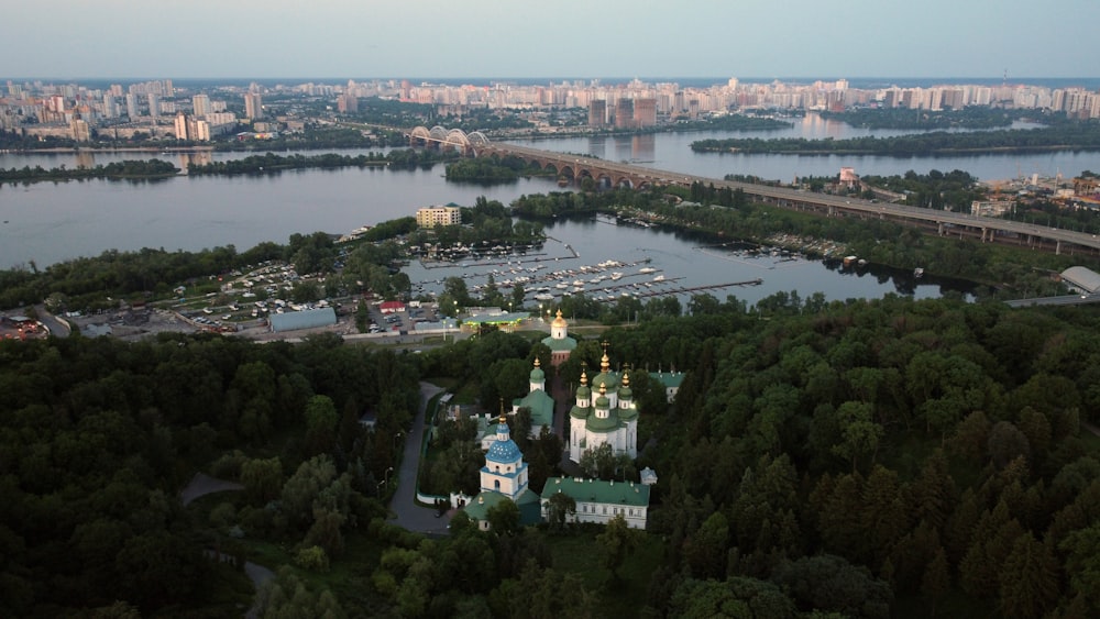 aerial view of city buildings during daytime