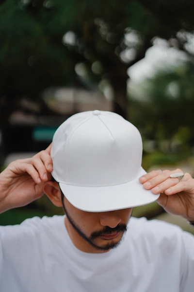 Basic V-Neck Weiß