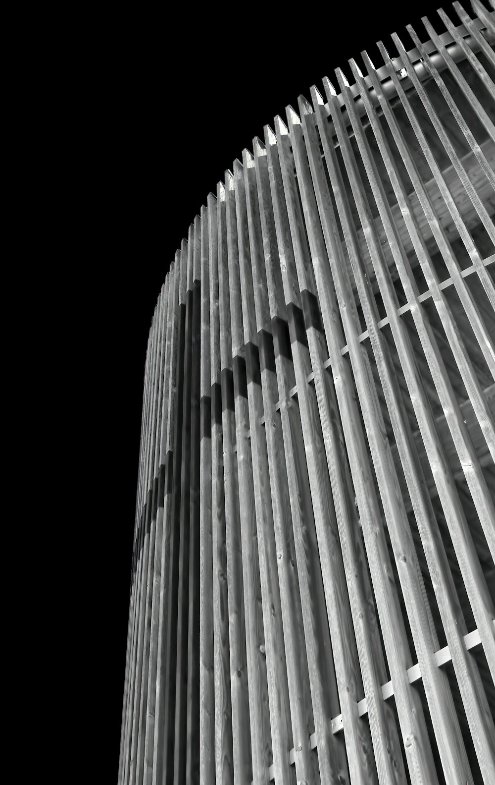 black and white photo of a window blinds