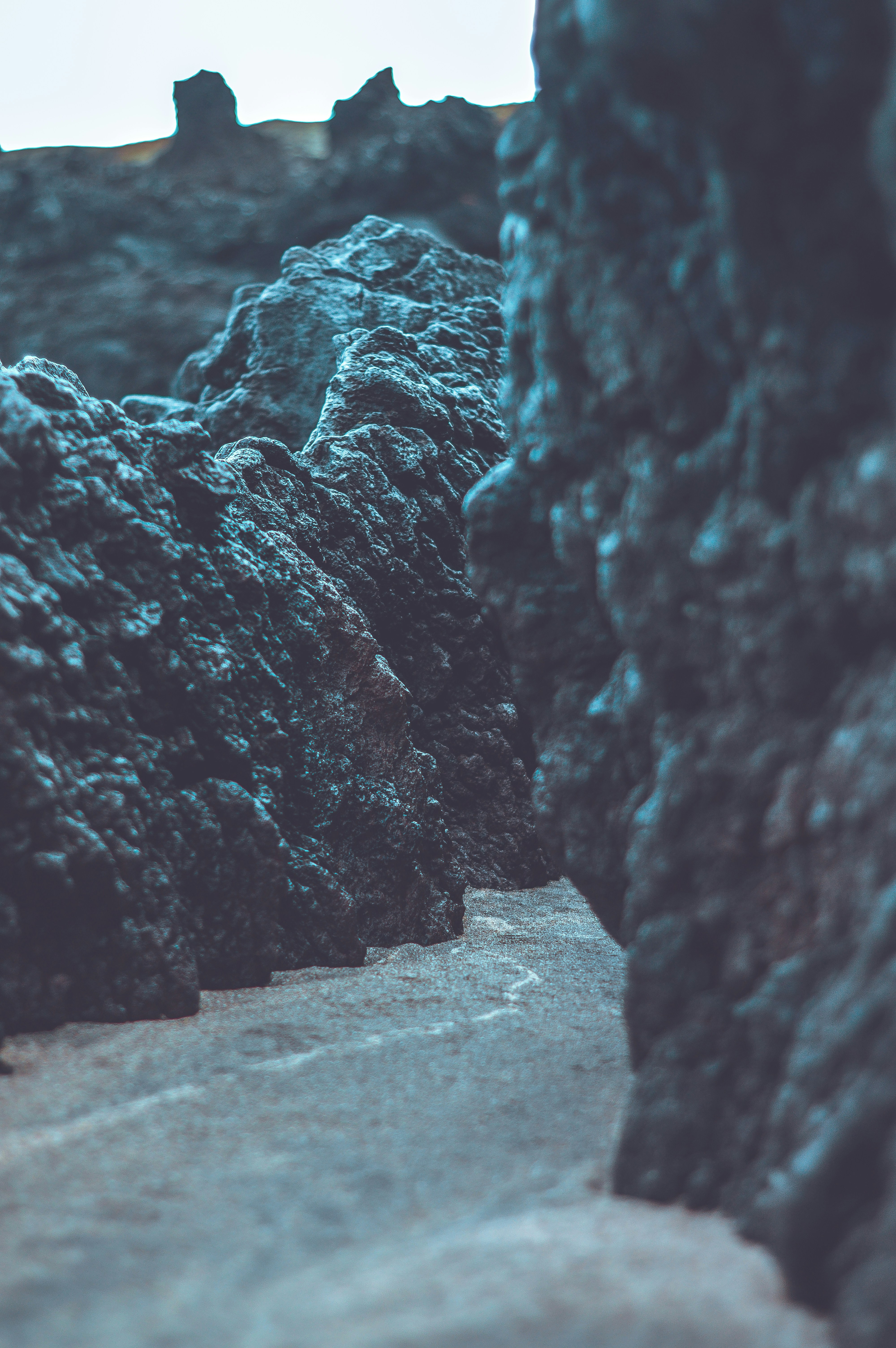 Black Rock Formation Wallpaper