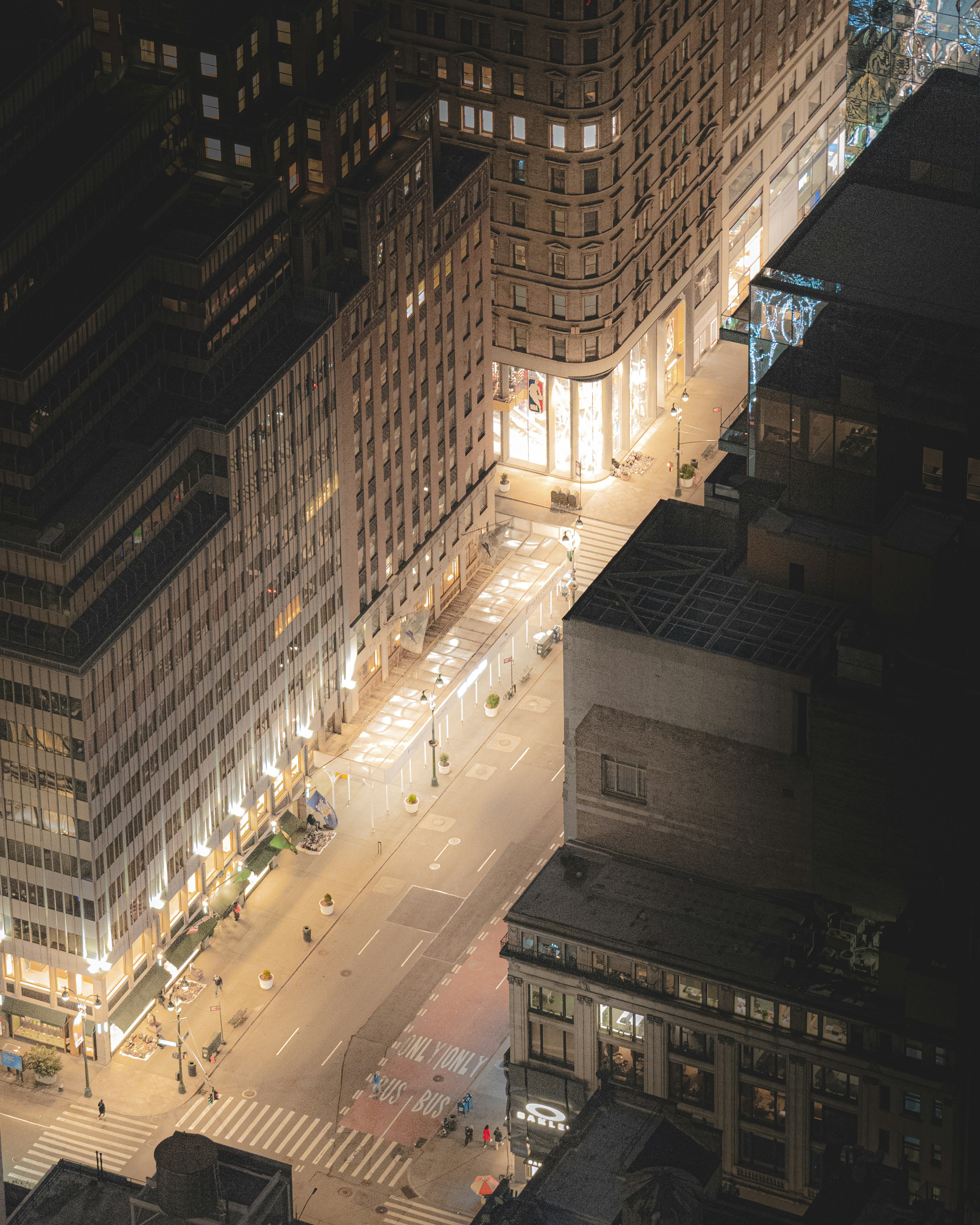 white and black concrete building during night time