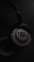 a pair of headphones with the jbl logo on it
