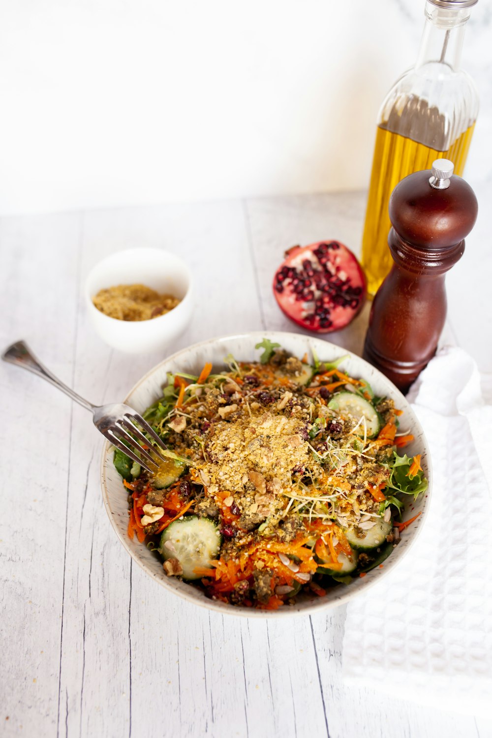 cooked food on white ceramic plate