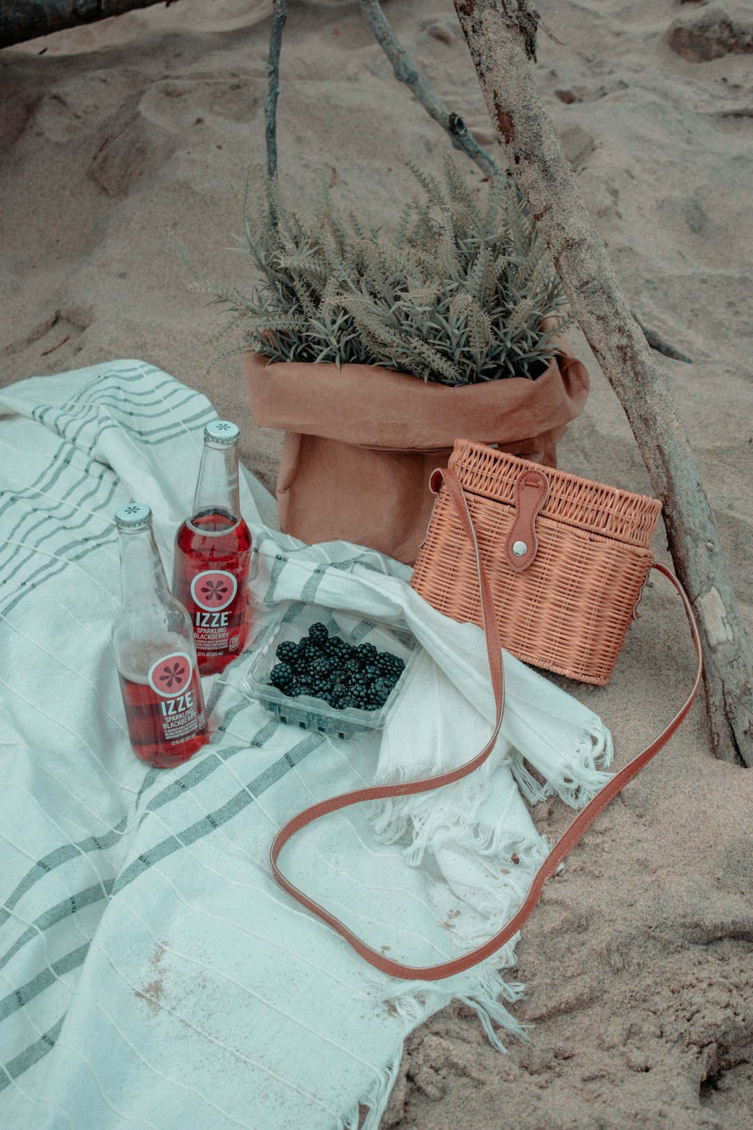 red coca cola can beside brown woven basket