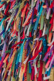 multi colored paper lantern lot