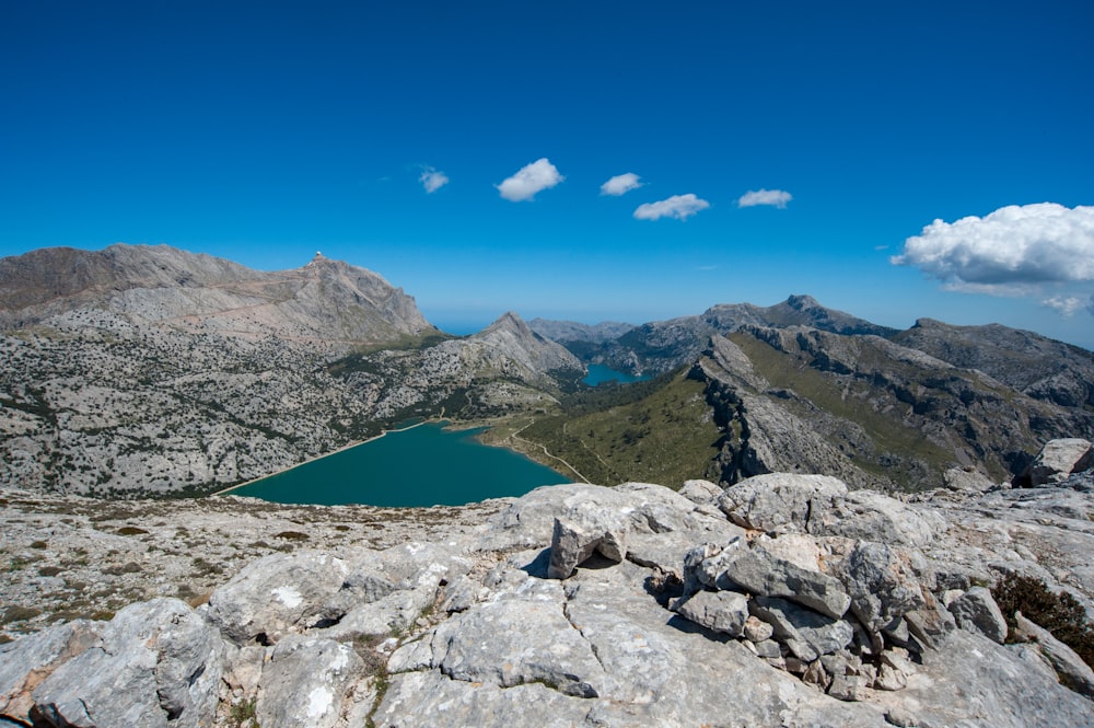 gray rocky mountain under blue sky during daytime