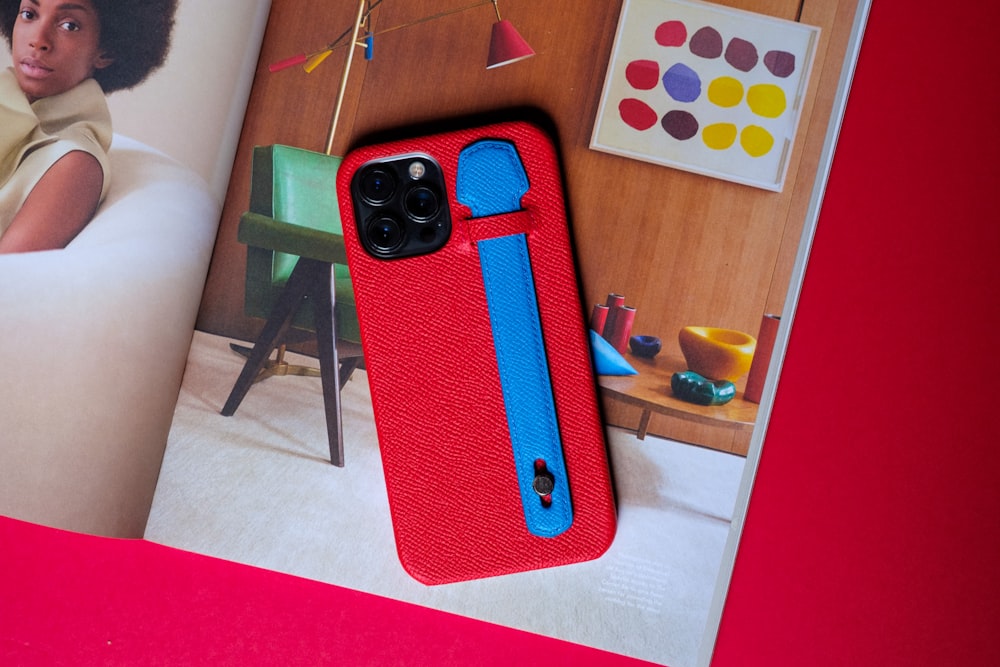 red and black iphone case
