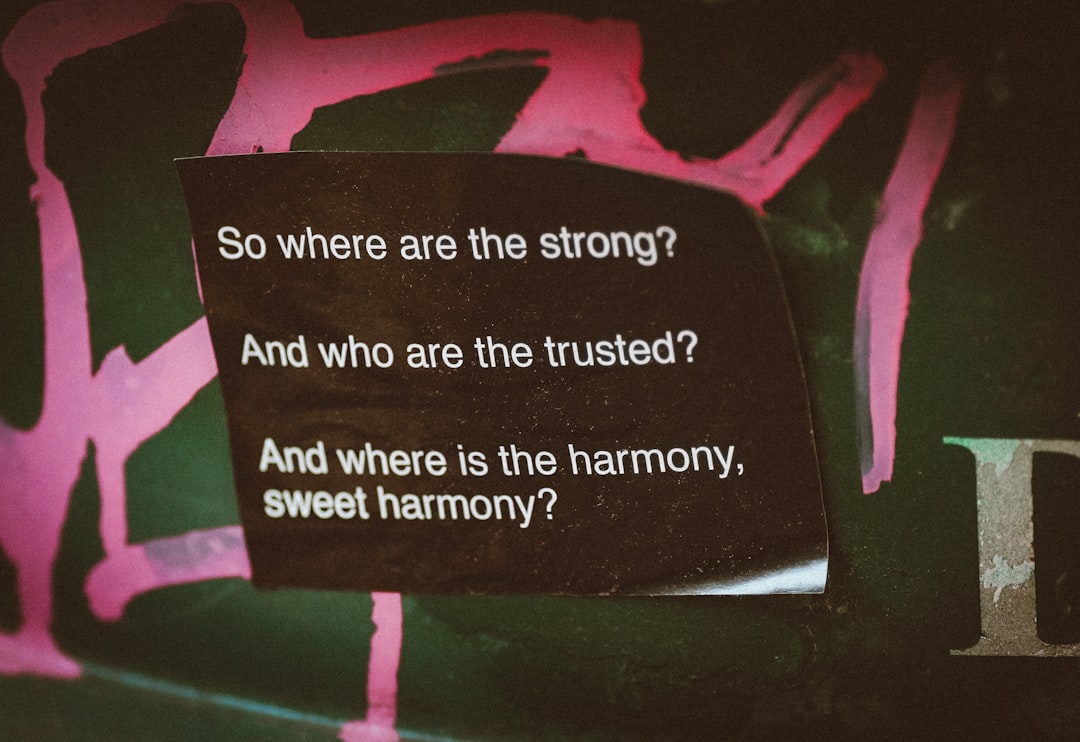 black and white quote print,