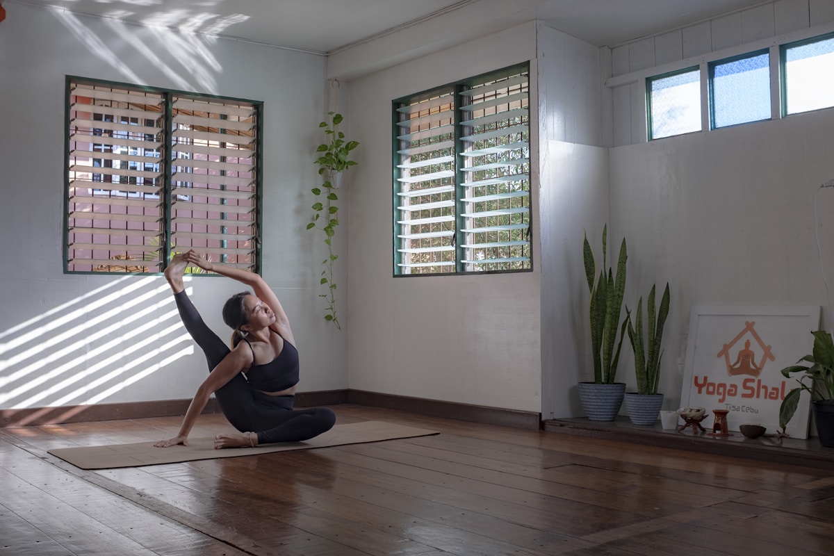 Stillpoint studio interior at dawn light