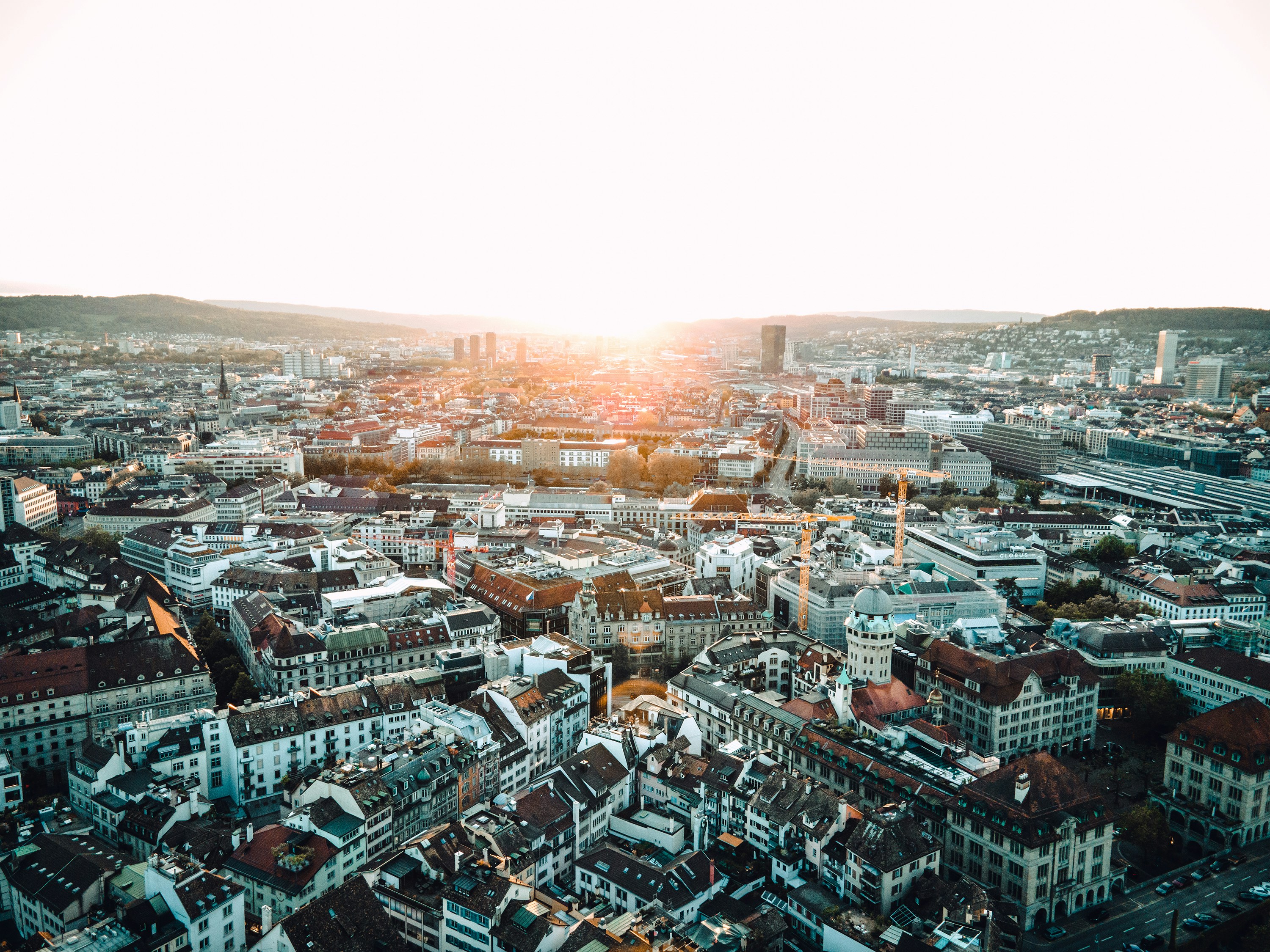 aerial view of city buildings during daytime