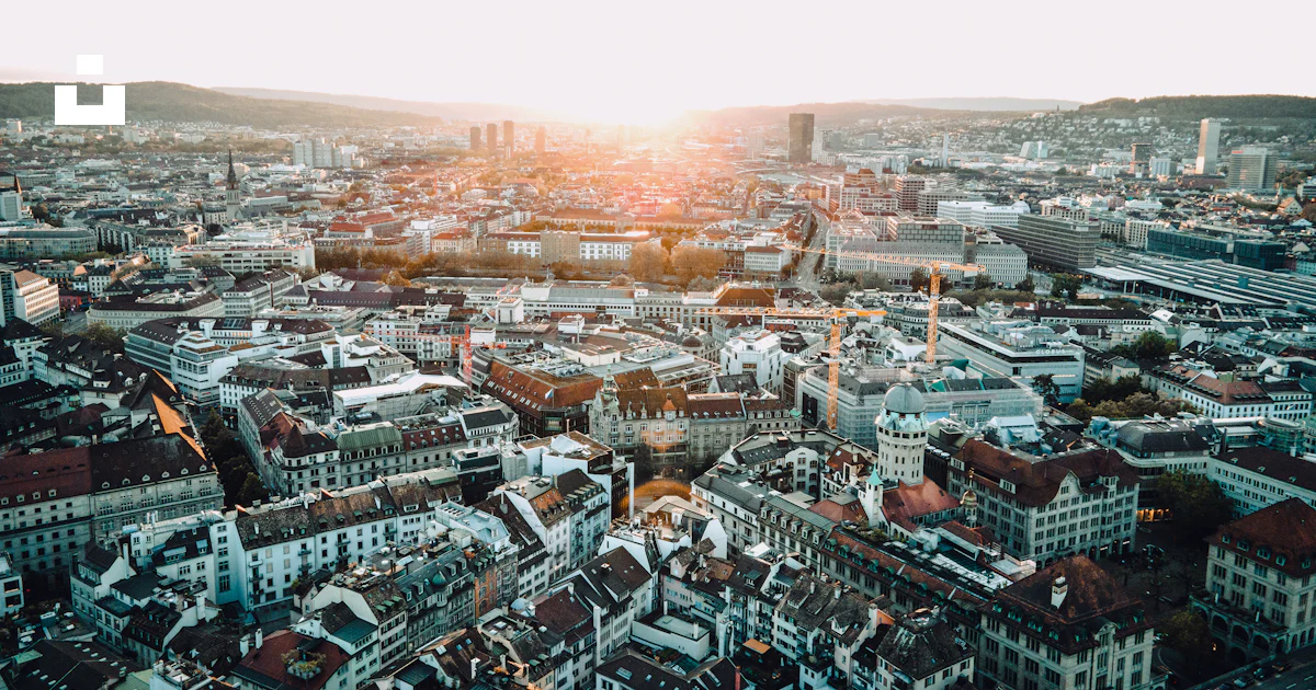 Aerial view of city buildings during daytime photo – Free Zürich Image ...