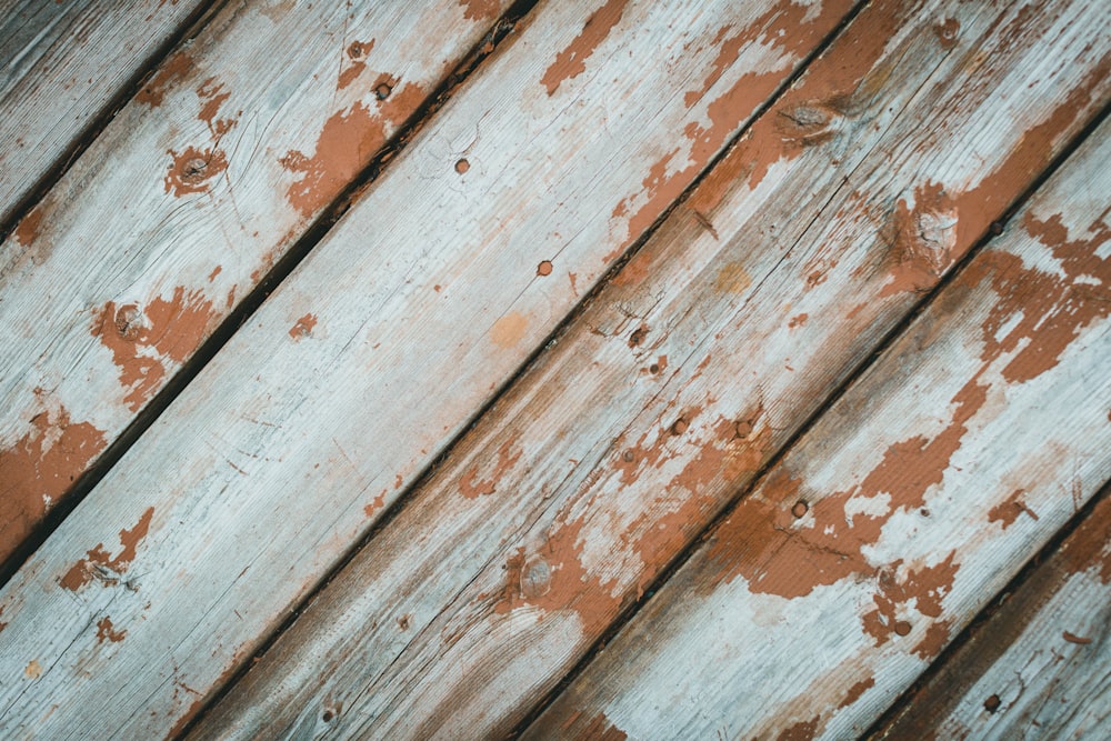 white and brown wooden floor