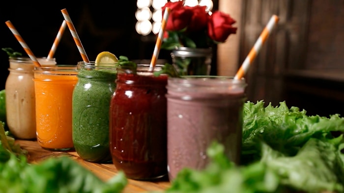 Natural cold pressed juice