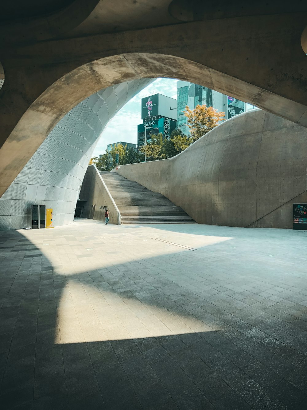 white and gray concrete building