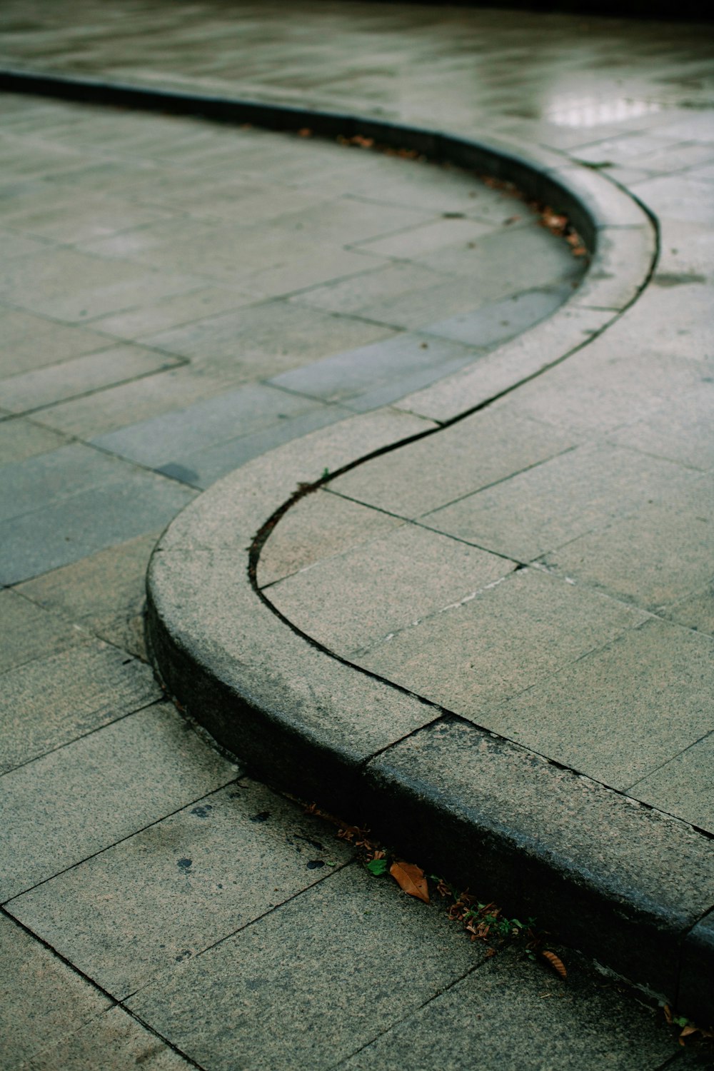 grey concrete brick floor during daytime