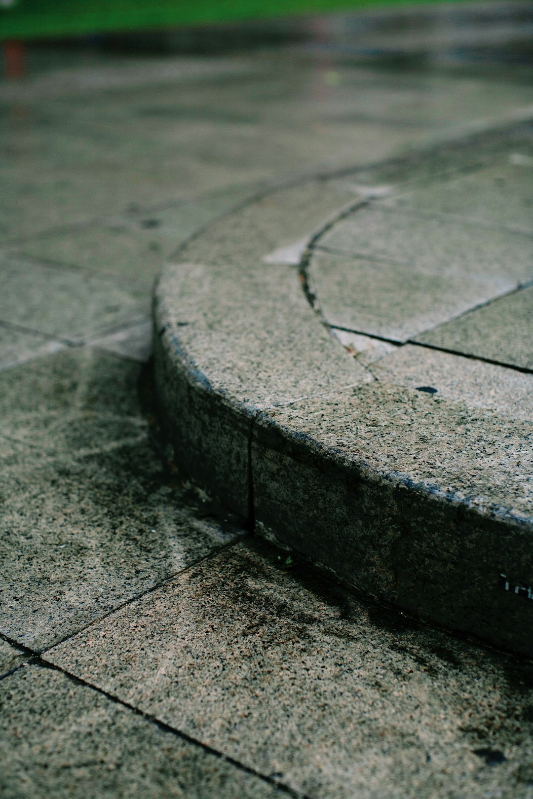 gray concrete brick on gray concrete floor