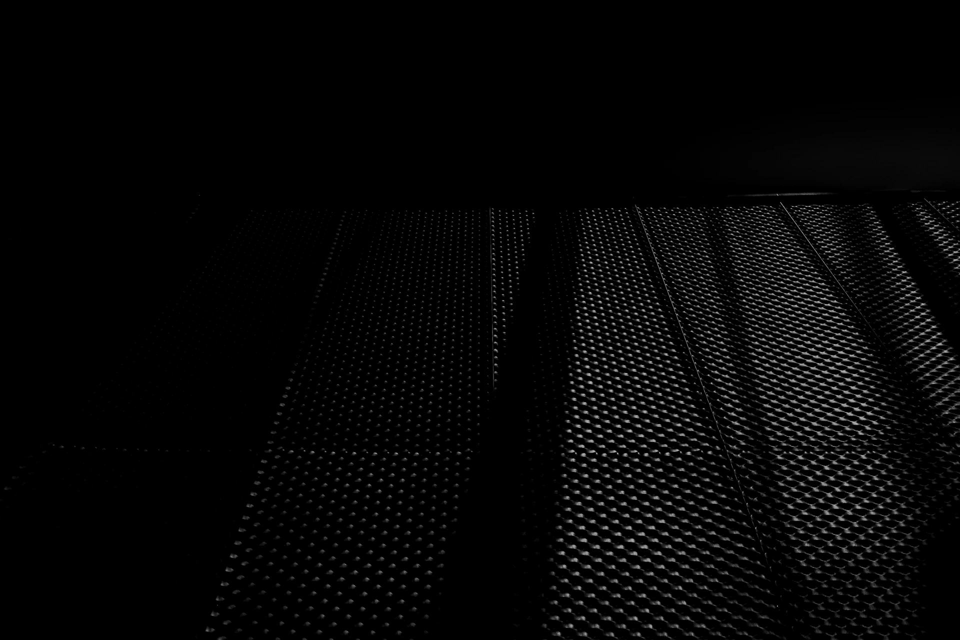 black and white photo of a building