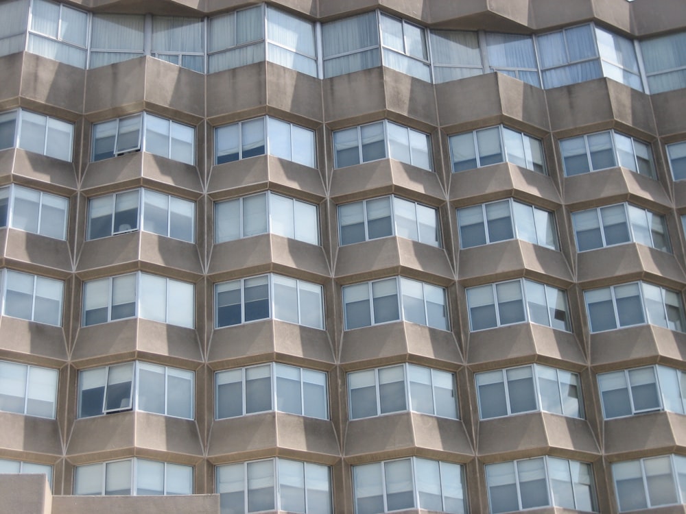 brown and white concrete building